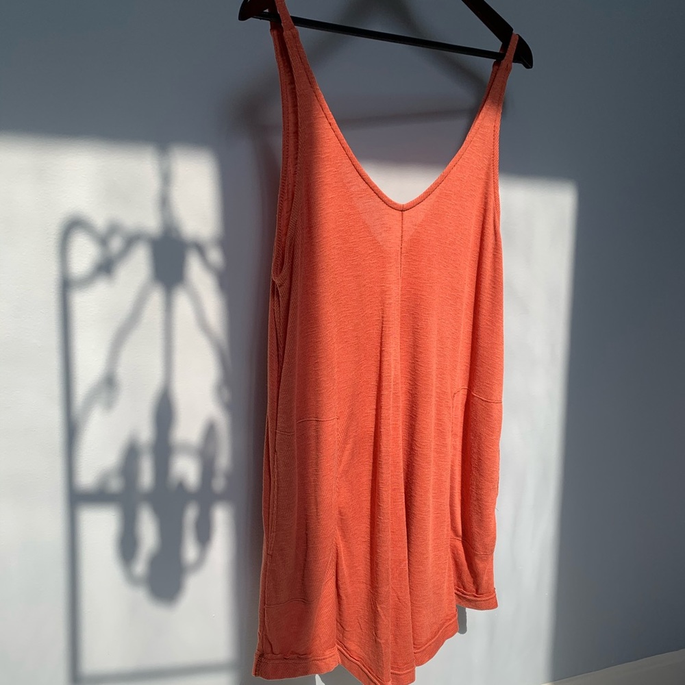 Free People Burnt Orange Beach Dress